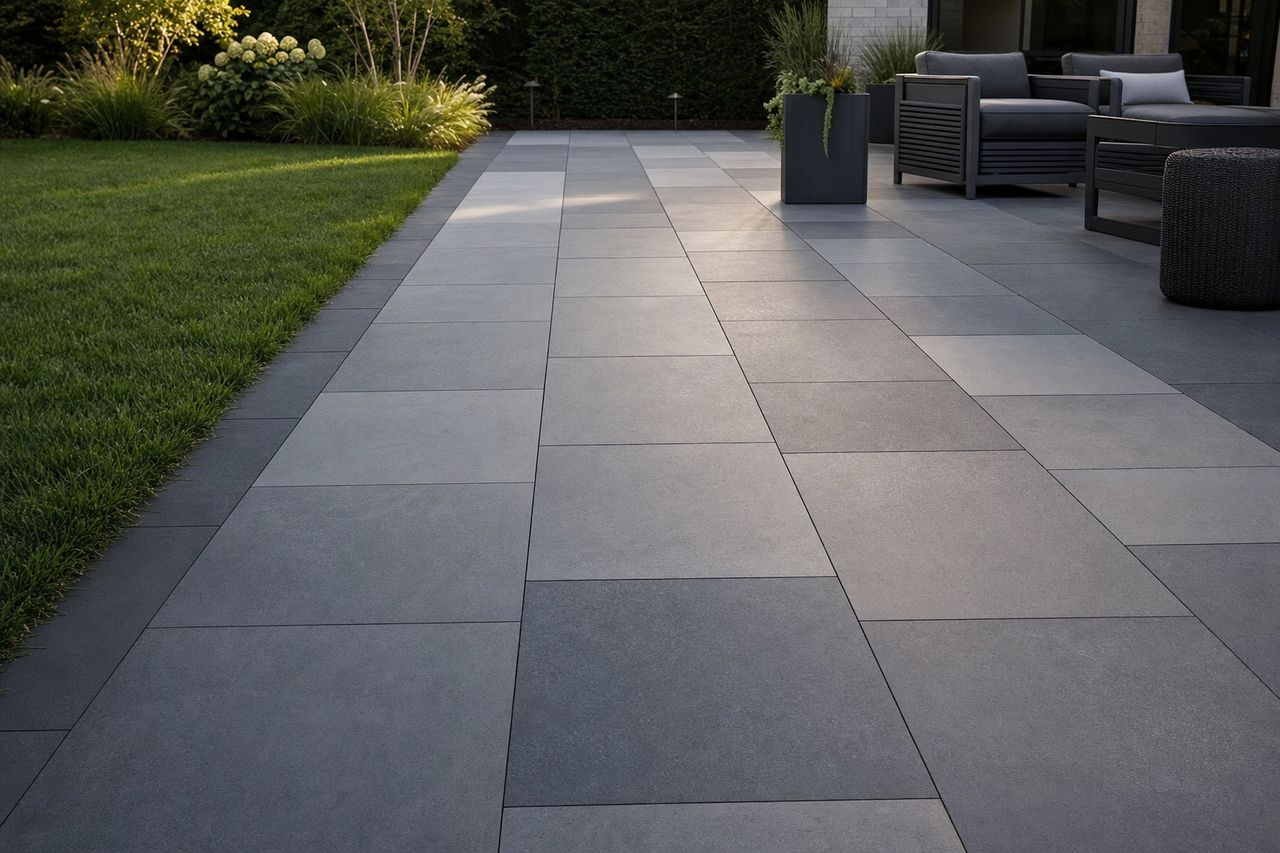 Pavés Bolduc installés en entrée de garage