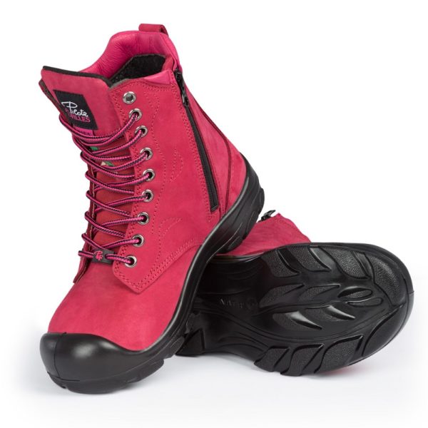 Botte 8" lacée et fermeture éclair, cuir nubuck G5-11 - Image 11