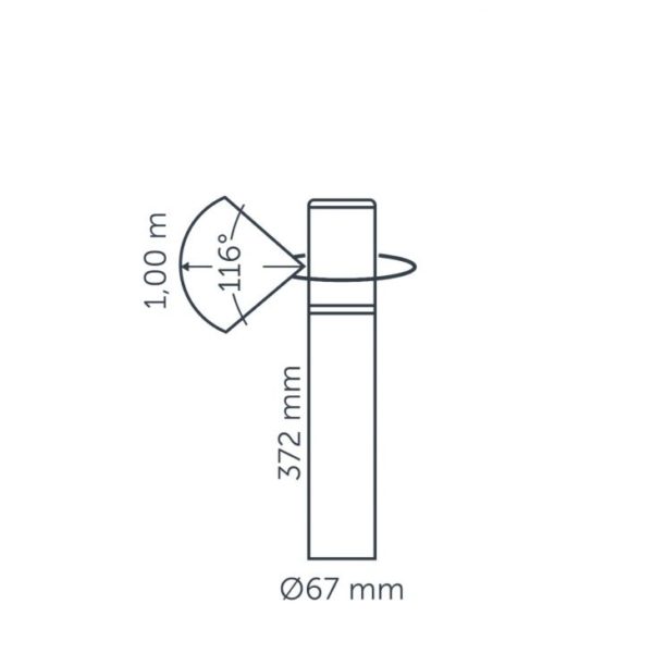 Bollard/Solitaire LIV LOW DARK  ( chaud )  1.5 W - Image 8