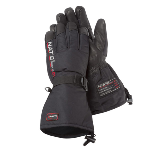 Gant avec cuir de chevreuil, Isol. Thinsul. 150g, Noir(N)
