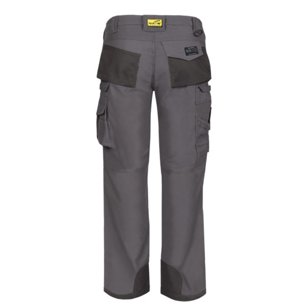 Pantalon de travail multi-poches, gris(G) empiècements noir  G 30-42 - Image 3