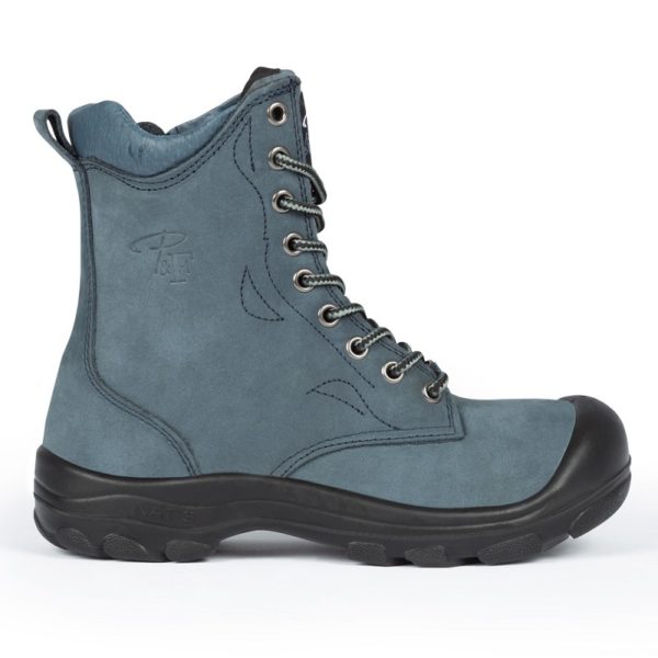 Botte 8" lacée et fermeture éclair, cuir nubuck G5-11 - Image 14