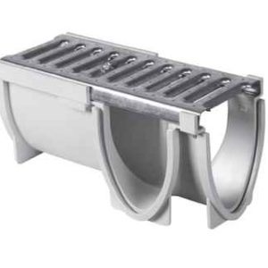 PIECE ANGULAIRE VARIABLE 100V avec grille de fonte D400