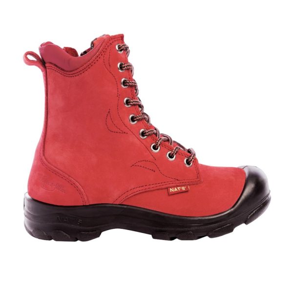 Botte 8" lacée et fermeture éclair, cuir nubuck G5-11 - Image 8