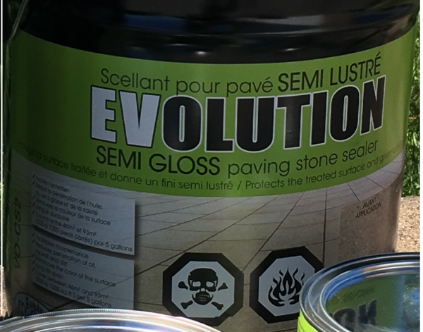 Scellant pour pavé EV semi lustré (solvant) 18.9L/5Gal.