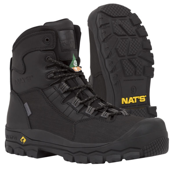 Botte travail impermeable style randonnee kaki - Image 2