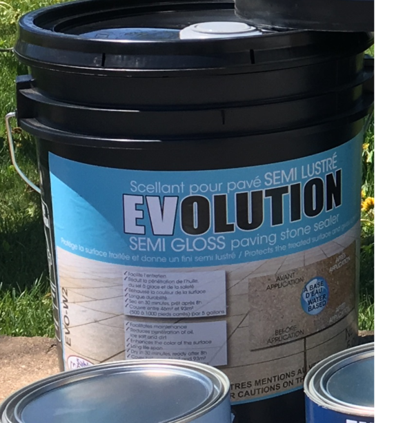 Scellant pour pavé EV semi lustré (base eau) 18.9L/5Gal.