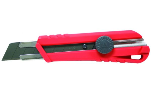Couteau de 25 mm avec verrouillage à cliquet et revêtement