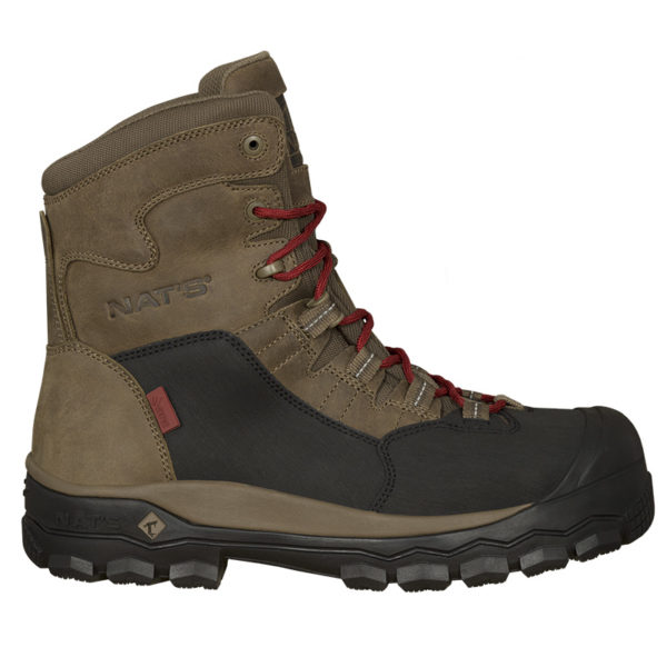 Botte travail impermeable style randonnee kaki - Image 4