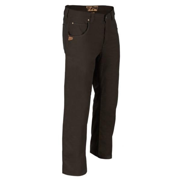 Pantalon tissu canvas extensible Camel  G 28-42 - Image 2