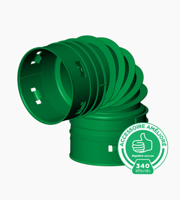 Coude 90° 100mm (4")