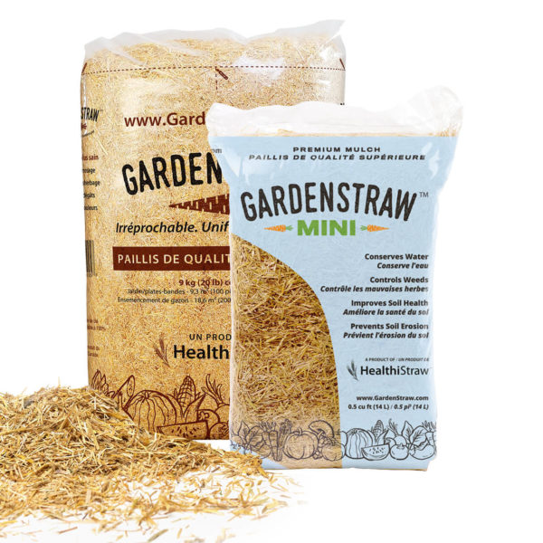 Paillis de paille GardenStraw Biologique 9Kg (20Lb) (35sacs/palette)