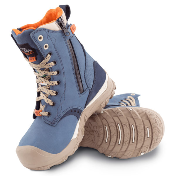 Botte de travail imperméable,fermoir sur le côté, semelle double densité Eva/caoutchouc - Image 3