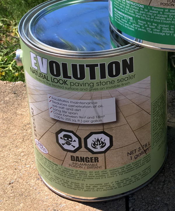 Scellant pour pavé EV aspect naturel (solvant) 3.78L/1Gal.