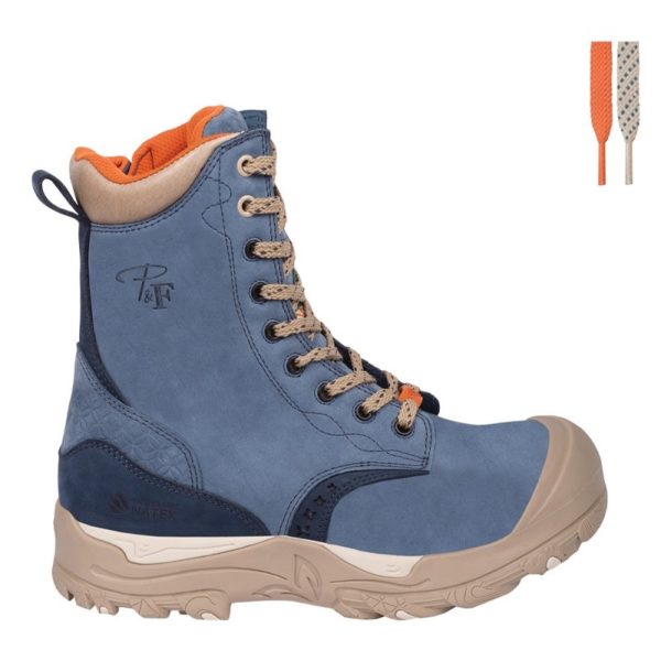 Botte de travail imperméable,fermoir sur le côté, semelle double densité Eva/caoutchouc - Image 4
